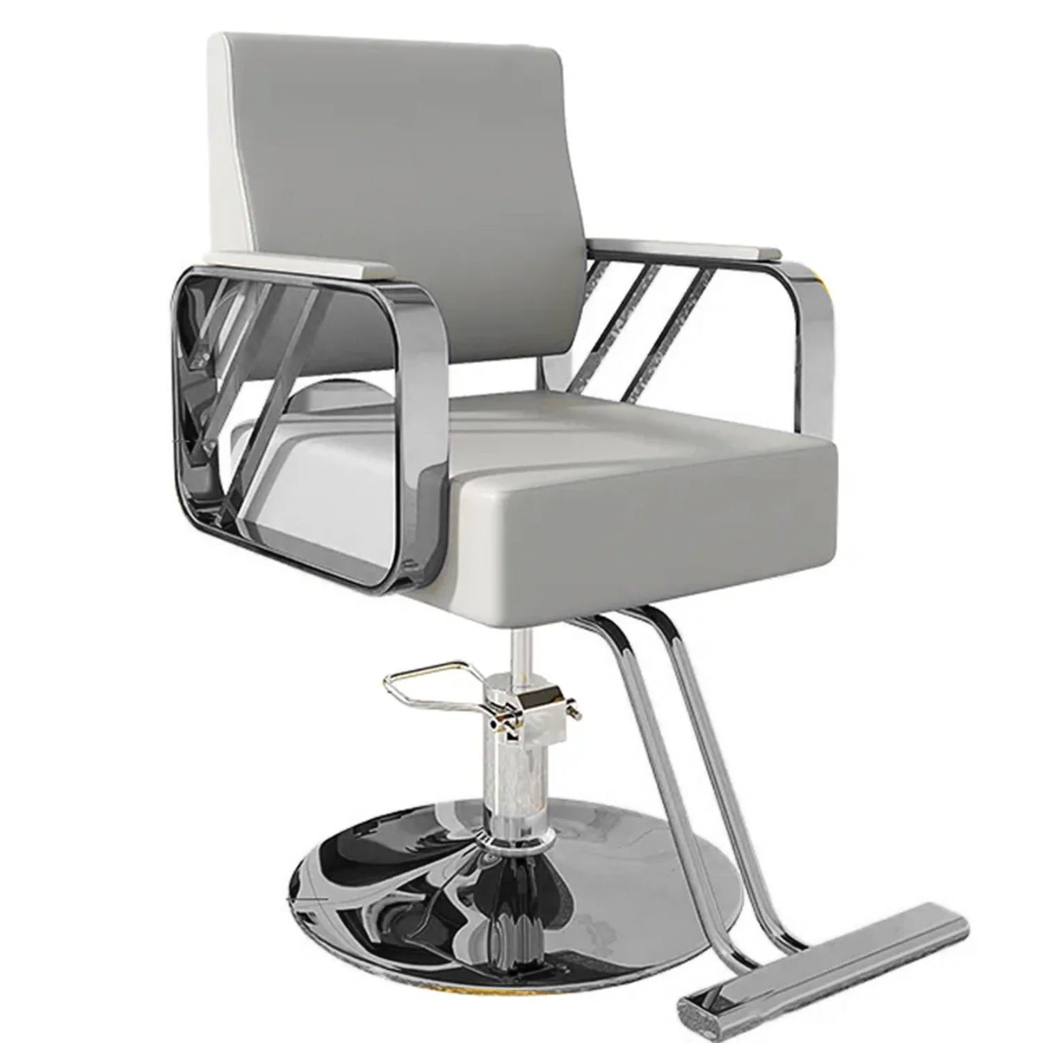 9362 SALON CHAIR HYDRAULIC CHAIR FOR BUSINESS OR HOME, SIMPLICITY BARBER CHAIR SALON BEAUTY SPA SHAMPOO HAIR PROFESSIONAL HYDRAULIC STYLING CHAIR (SILVER 1 UNIT ) 9362 SALON CHAIR HYDRAULIC CHAIR FOR BUSINESS OR HOME, SIMPLICITY BARBER CHAIR SALON BEAUTY SPA SHAMPOO HAIR PROFESSIONAL HYDRAULIC STYLING CHAIR (SILVER 1 UNIT )